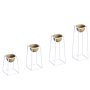 WALLXPERT Decorative Pot belo - zlatne saksije GED 018 C - slika 1