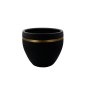 WALLXPERT Decorative Pot Ibiza 23 Black Gold - slika 1