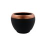 WALLXPERT Decorative Pot Sirius 23 Black Brown - slika 1