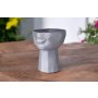 WALLXPERT Decorative Pot keramička saksija srebrna CY0462 - slika 2