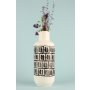 WALLXPERT Decorative Pot crno bela keramička vaza YL694 - slika 1