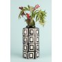 WALLXPERT Decorative Pot keramička crno bela vaza YL710 - slika 1