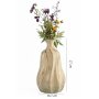 WALLXPERT Decorative Pot keramička bež vaza YL713 - slika 3