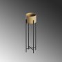 WALLXPERT Decorative Pot zlatno crna saksija GED 025 A - slika 4