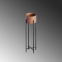 WALLXPERT Decorative Pot bakar crna saksija GED 025 B - slika 5