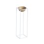 WALLXPERT Decorative Pot belo zlatna saksija GED 020 C - slika 4