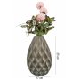 WALLXPERT Decorative Pot siva keramička vaza YL720 - slika 3