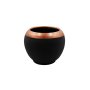 WALLXPERT Decorative Pot saksija Sirius 15 Black Brown - slika 1