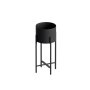 WALLXPERT Decorative Pot crna saksija GED 026 - slika 2