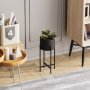 WALLXPERT Decorative Pot crna saksija GED 026 - slika 1