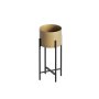 WALLXPERT Decorative Pot zlatno crna saksija GED 026 A - slika 3