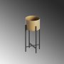 WALLXPERT Decorative Pot zlatno crna saksija GED 026 A - slika 4