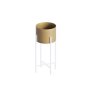 WALLXPERT Decorative Pot zlatno bela saksija GED 026 C - slika 3
