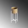 WALLXPERT Decorative Pot zlatno bela saksija GED 026 C - slika 4