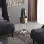 WALLXPERT Decorative Pot zlatno bela saksija GED 026 C - slika 1