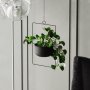 WALLXPERT Decorative Pot crna saksija Parapet Black - slika 2