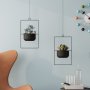 WALLXPERT Decorative Pot crna saksija Parapet Black - slika 4
