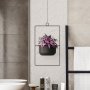 WALLXPERT Decorative Pot crna saksija Parapet Black - slika 1