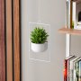 WALLXPERT Decorative Pot bela saksija Parapet White - slika 2