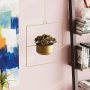 WALLXPERT Decorative Pot zlatna sakcija Pandantif Gold - slika 4