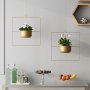 WALLXPERT Decorative Pot zlatna sakcija Pandantif Gold - slika 5