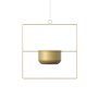 WALLXPERT Decorative Pot zlatna sakcija Pandantif Gold - slika 1