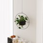 WALLXPERT Decorative Pot crna metalna saksija Payanda Black - slika 2