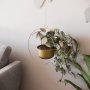 WALLXPERT Decorative Pot zlatna saksija Payanda Gold - slika 3