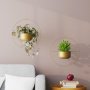 WALLXPERT Decorative Pot zlatna saksija Payanda Gold - slika 5