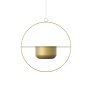 WALLXPERT Decorative Pot zlatna saksija Payanda Gold - slika 1