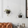 WALLXPERT Decorative Potcrna saksija Harpusta Black - slika 5