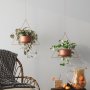 WALLXPERT Decorative Pot bakarna saksija Harpusta Copper - slika 5
