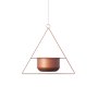 WALLXPERT Decorative Pot bakarna saksija Harpusta Copper - slika 1