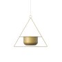 WALLXPERT Decorative Pot zlatna saksija Harpusta Gold - slika 5