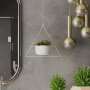 WALLXPERT Decorative Pot saksija Harpusta White - slika 3