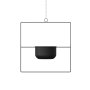 WALLXPERT Decorative Pot saksija Pandantif Black - slika 1