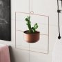 WALLXPERT Decorative Pot bakarna saksija Pandantif Copper - slika 2