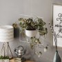 WALLXPERT Decorative Pot saksija Pandantif White - slika 3