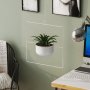 WALLXPERT Decorative Pot saksija Pandantif White - slika 2