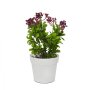 WALLXPERT Decorative Pot bela plastična saksija 241341 - slika 2