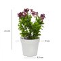 WALLXPERT Decorative Pot bela plastična saksija 241341 - slika 3