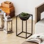 WALLXPERT Decorative Pot crna metalna saksija GED 022 - slika 3