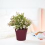 WALLXPERT Decorative Pot Ljubičasta Pink Zelena 241344 - slika 1