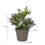 WALLXPERT Decorative Pot Braon Ljubičasta Zelena 241345 - slika 3