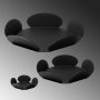 WALLXPERT Set ukrasnih metalnih dodataka (3 komada) Rodos Black - slika 5