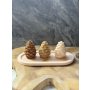 WALLXPERT Set ukrasnih predmeta (4 komada) Christmas Stone Set2 - slika 1