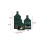 WALLXPERT Set ukrasnih predmeta (3 komada) Homes Set Green - slika 3