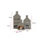 WALLXPERT Set ukrasnih predmeta (3 komada) Homes Set Mink - slika 3