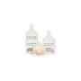 WALLXPERT Set ukrasnih predmeta (3 komada) Homes Set White - slika 2