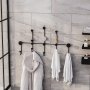 WALLXPERT Metalna zidna kuka crna boja Iyon - slika 2